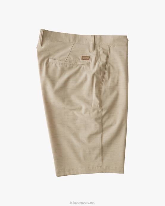 hombres caqui claro Billabong shorts sumergibles crossfire slub 21'' 04LD247