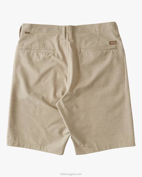 hombres caqui claro Billabong shorts sumergibles crossfire slub 21'' 04LD247