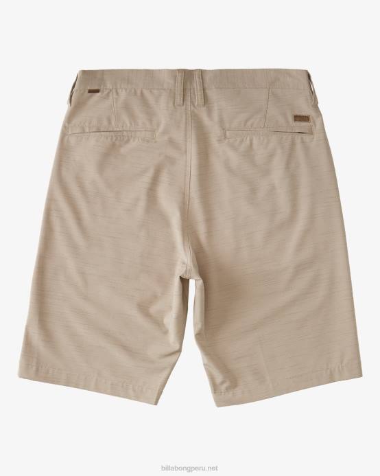hombres caqui claro Billabong shorts sumergibles crossfire slub 21'' 04LD247