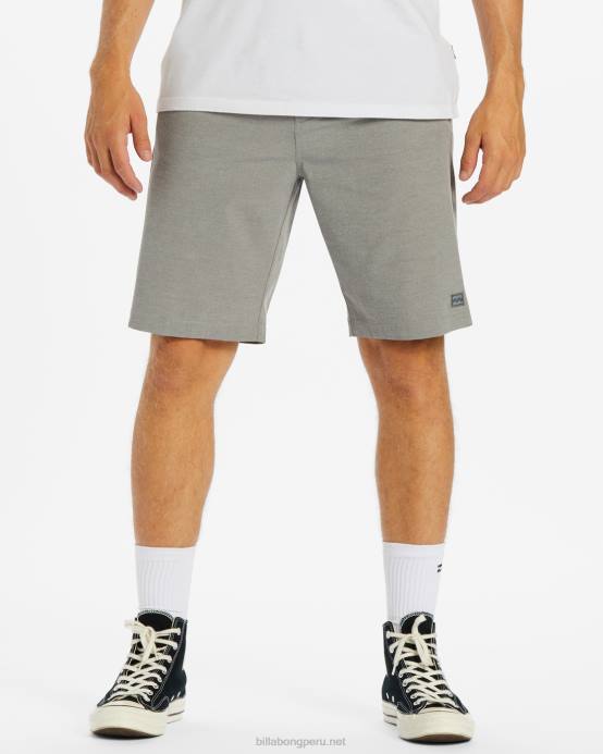 hombres gris Billabong shorts sumergibles crossfire 21'' 04LD265