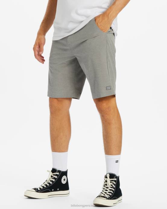 hombres gris Billabong shorts sumergibles crossfire 21'' 04LD265