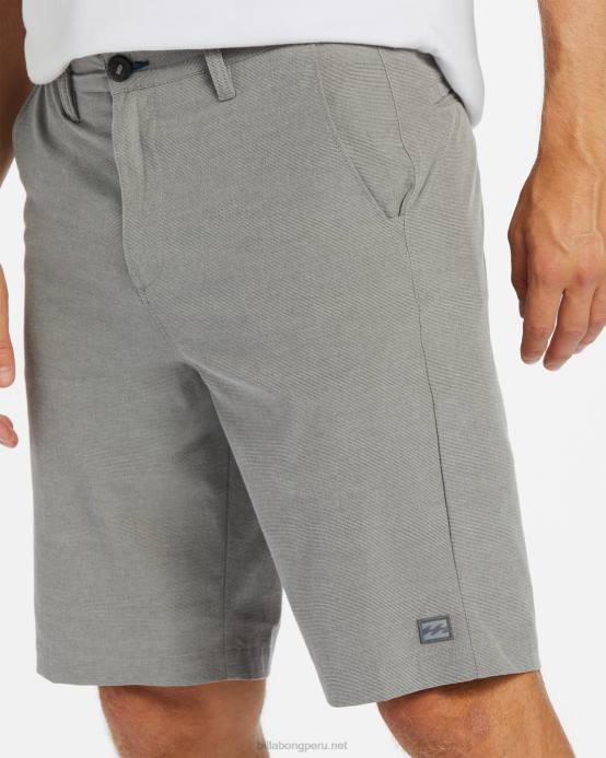 hombres gris Billabong shorts sumergibles crossfire 21'' 04LD265
