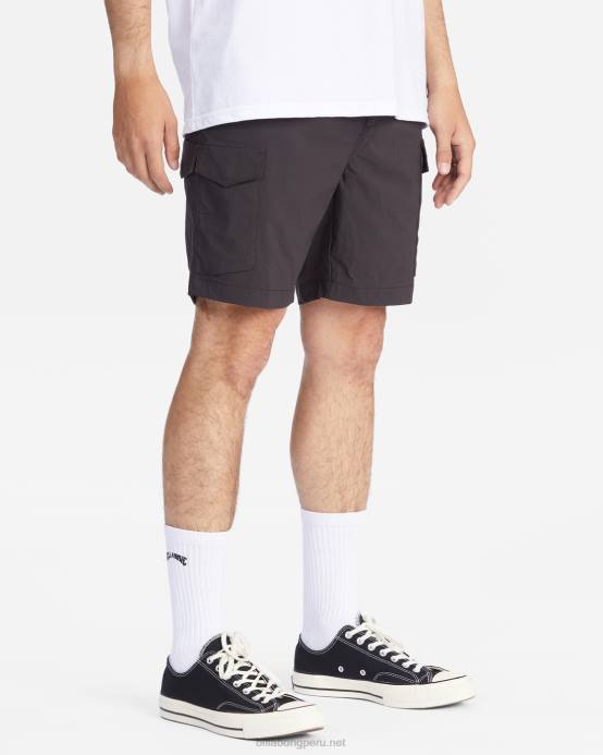 hombres negro Billabong shorts cargo a/div surftrek 19'' 04LD662