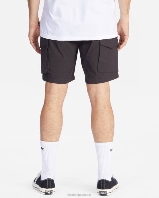 hombres negro Billabong shorts cargo a/div surftrek 19'' 04LD662