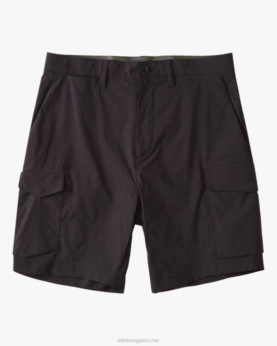 hombres negro Billabong shorts cargo a/div surftrek 19'' 04LD662