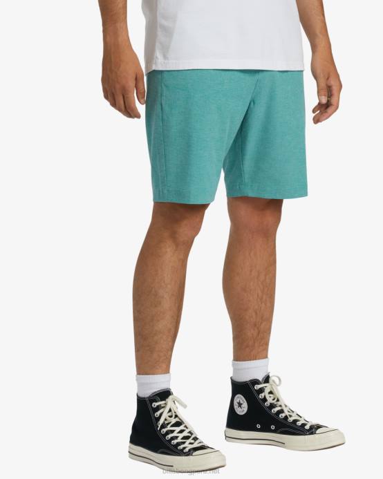 hombres verde azulado polvoriento Billabong shorts sumergibles crossfire mid 19'' 04LD307