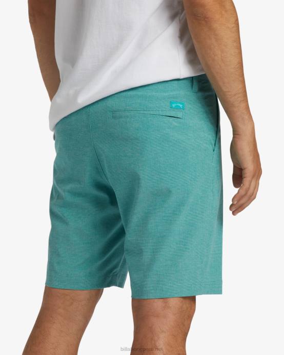 hombres verde azulado polvoriento Billabong shorts sumergibles crossfire mid 19'' 04LD307