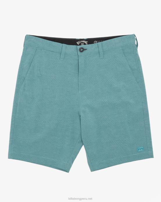 hombres verde azulado polvoriento Billabong shorts sumergibles crossfire mid 19'' 04LD307