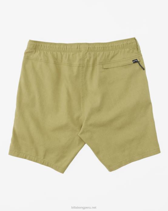 hombres yuca Billabong pantalones cortos técnicos con elástico de cáñamo surftrek 04LD341