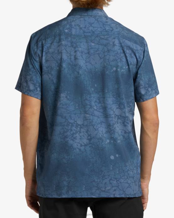 hombres Armada Billabong camisa de manga corta a/div surftrek perf 04LD435