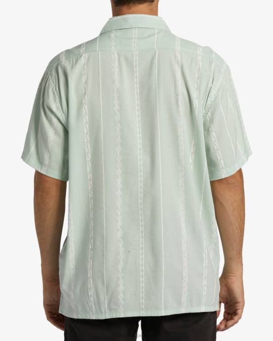 hombres agua polvorienta Billabong camisa de manga corta de vacaciones de domingo 04LD406