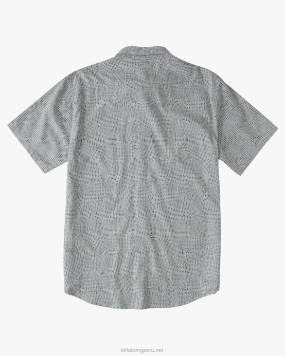 hombres aleación Billabong mini camisa de manga corta de los domingos 04LD641
