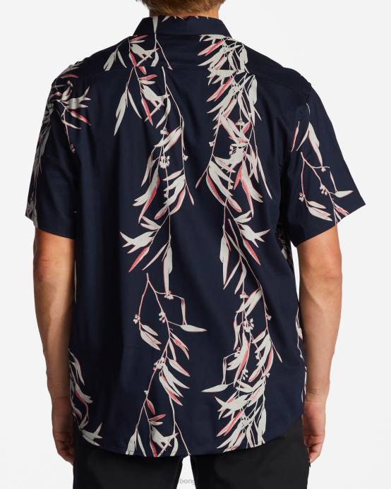 hombres noche Billabong camisa de manga corta de los domingos 04LD567