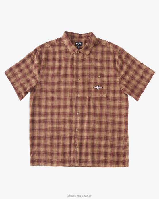 hombres puerto Billabong camisa de manga corta amanecer 04LD622