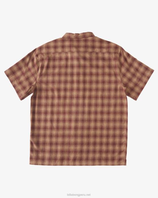 hombres puerto Billabong camisa de manga corta amanecer 04LD622