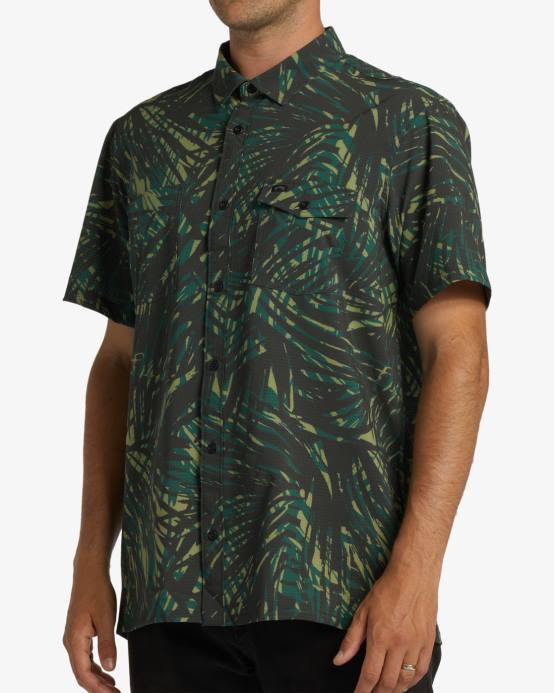 hombres selva Billabong camisa de manga corta a/div surftrek perf 04LD403