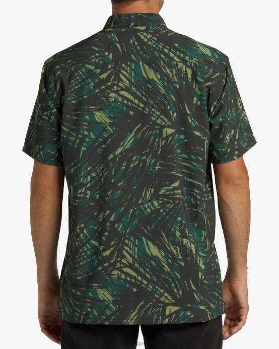 hombres selva Billabong camisa de manga corta a/div surftrek perf 04LD403