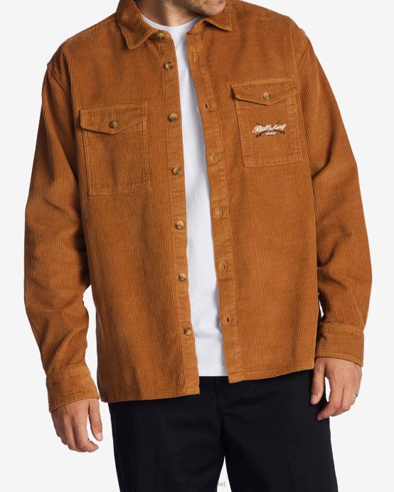 hombres tierra Billabong camisa de manga larga de días bong 04LD611