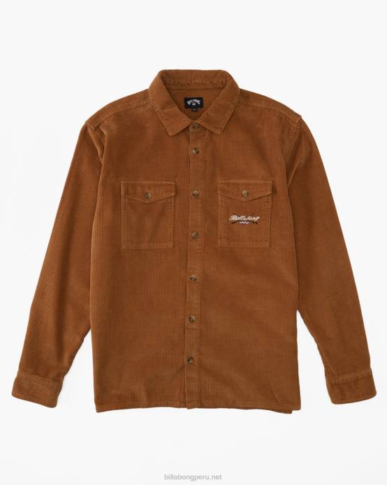 hombres tierra Billabong camisa de manga larga de días bong 04LD611