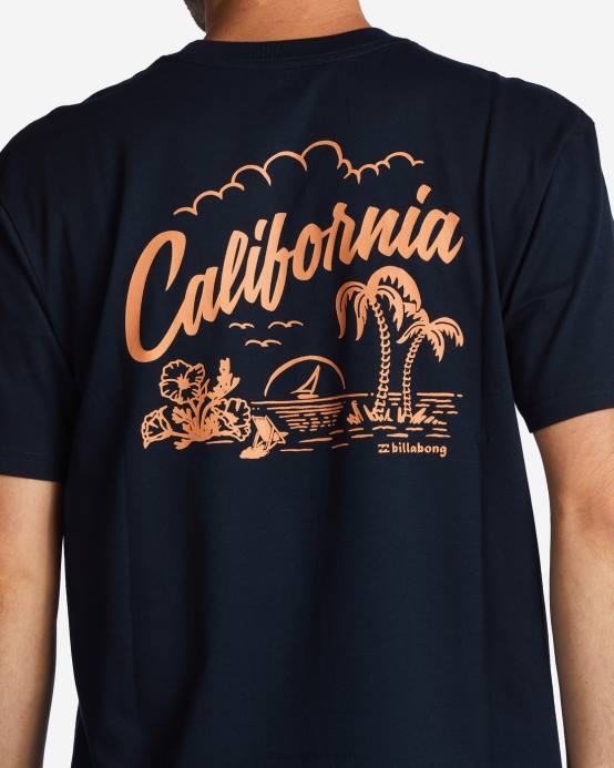 hombres Armada Billabong ca camiseta de bienvenida 04LD340