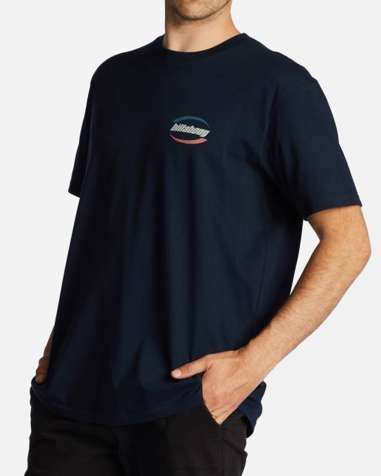 hombres Armada Billabong camiseta amurallada 04LD524