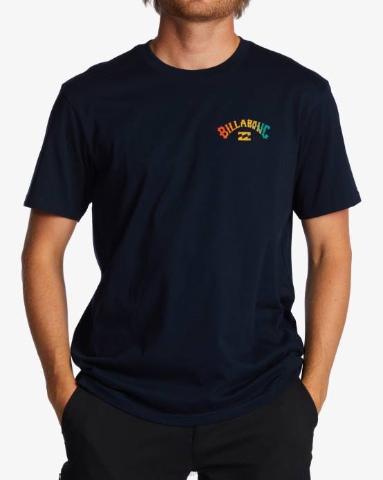 hombres Armada Billabong camiseta con relleno de arco 04LD541