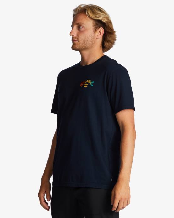 hombres Armada Billabong camiseta con relleno de arco 04LD541
