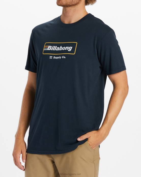 hombres Armada Billabong camiseta de manga corta walled ii 04LD333
