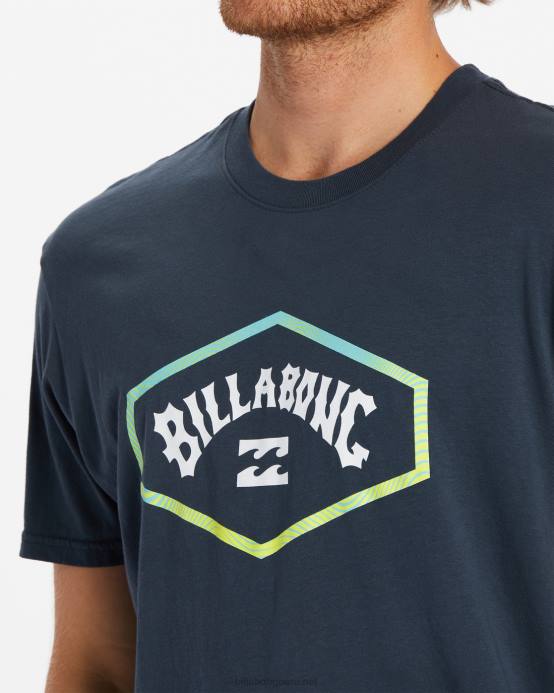 hombres Armada Billabong playera de manga corta con arco de salida 04LD522