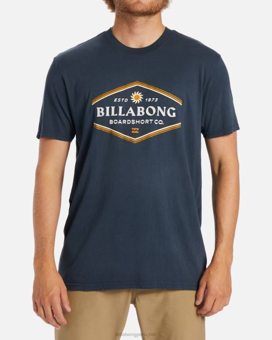 hombres Armada Billabong playera de manga corta con paredes 04LD538