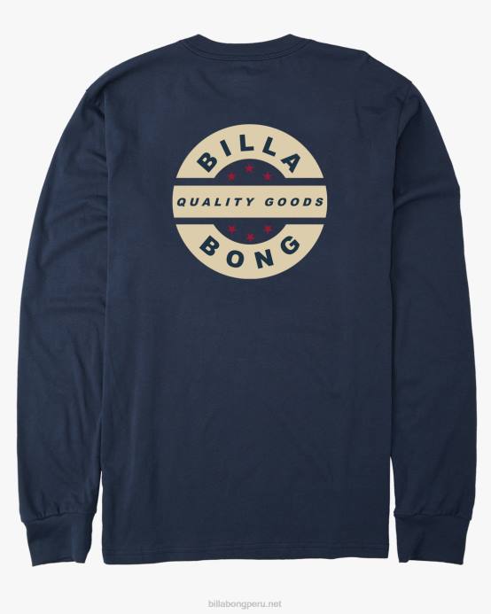 hombres Armada Billabong playera manga larga rotor vintage 04LD429