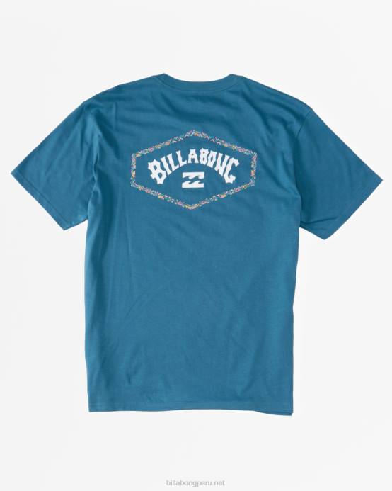 hombres Laguna Azul Billabong camiseta con arco de salida 04LD544