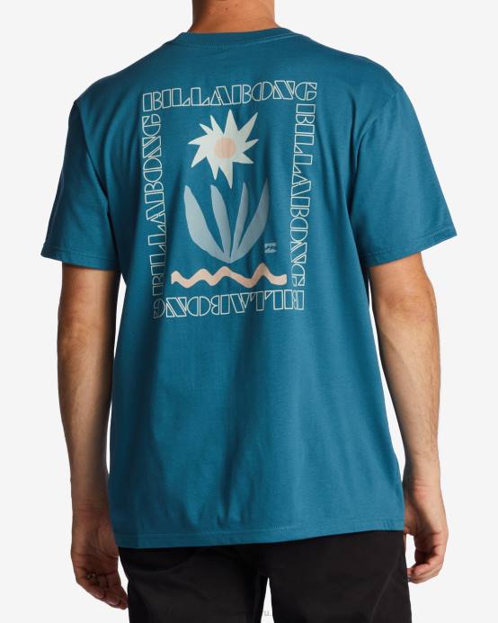 hombres Laguna Azul Billabong camiseta con bolsillo troppo 04LD599