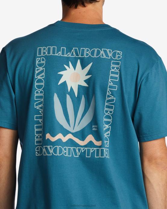 hombres Laguna Azul Billabong camiseta con bolsillo troppo 04LD599