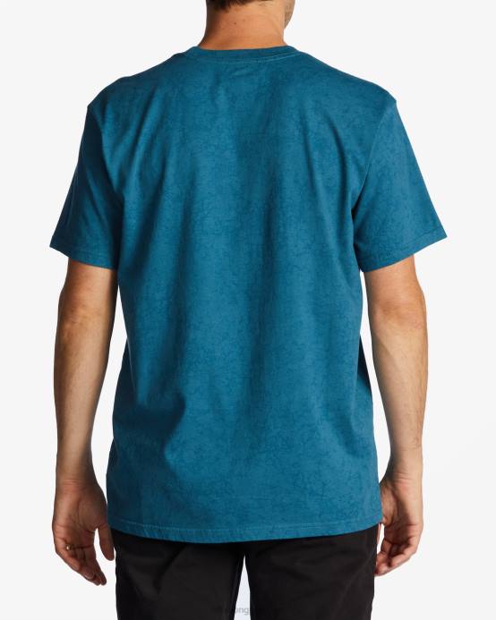 hombres Laguna Azul Billabong camiseta de lavado esencial 04LD407