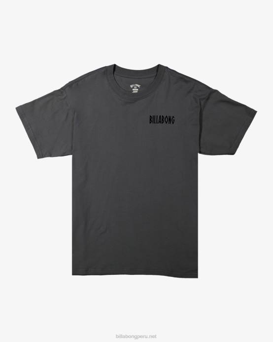 hombres apagado negro Billabong playera manga corta gato diamante pilpeled 04LD361