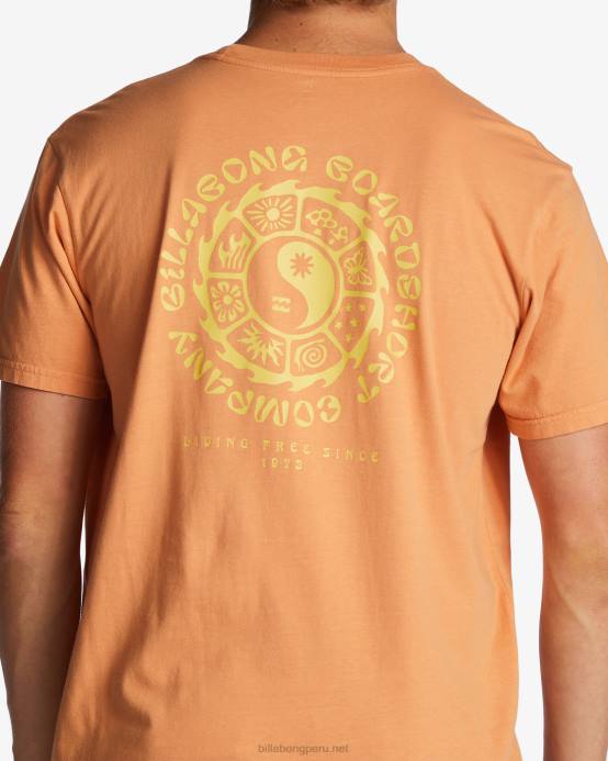 hombres atardecer Billabong camiseta de conexión 04LD615