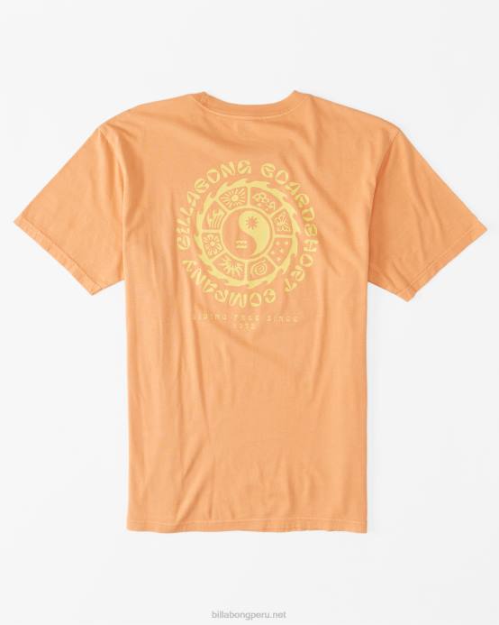 hombres atardecer Billabong camiseta de conexión 04LD615
