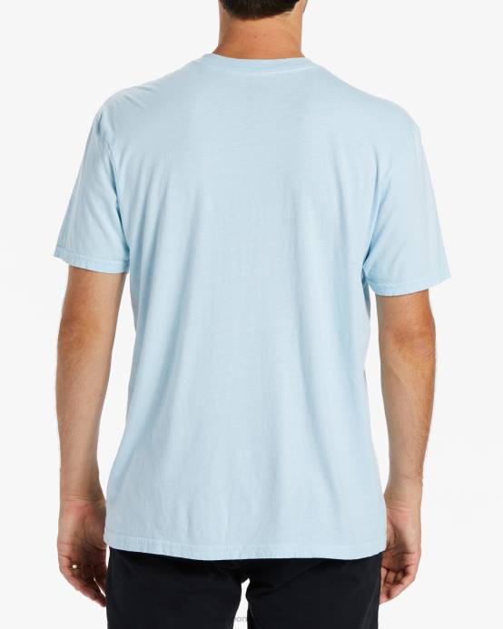 hombres azul costero Billabong playera de manga corta con arco de salida 04LD552