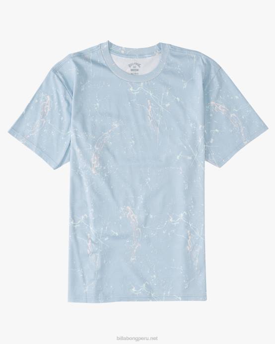hombres azul lavado Billabong camiseta de lavado esencial 04LD424
