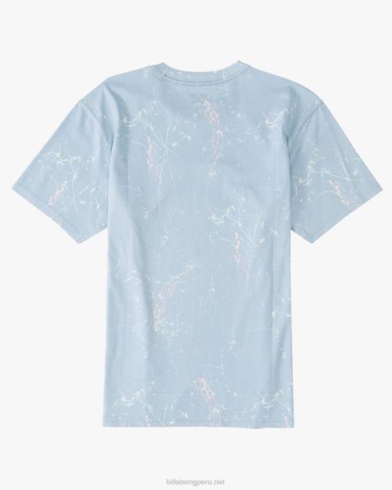 hombres azul lavado Billabong camiseta de lavado esencial 04LD424