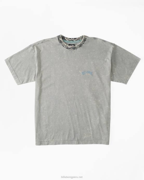 hombres azul lavado Billabong camiseta felix 04LD669