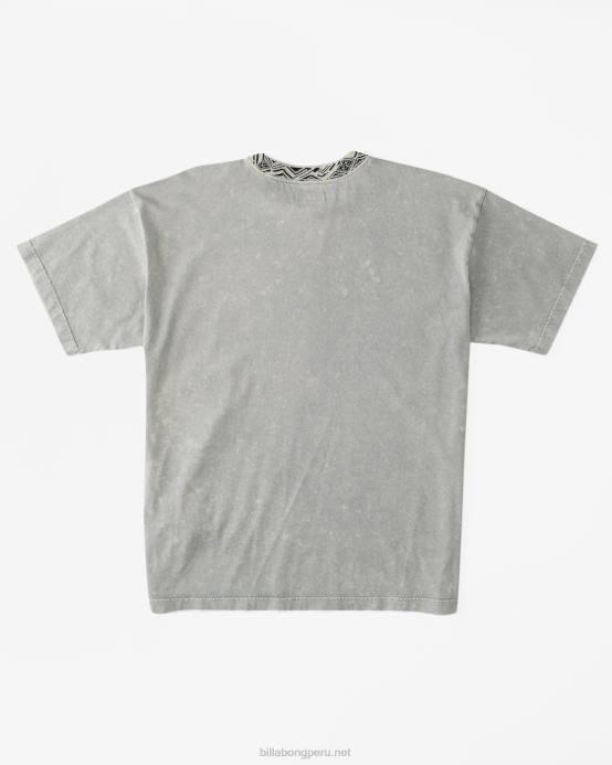 hombres azul lavado Billabong camiseta felix 04LD669