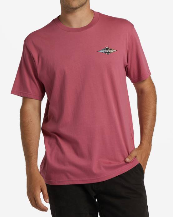 hombres baya silvestre Billabong camiseta de onda de crayón 04LD334