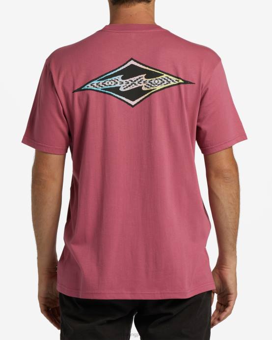 hombres baya silvestre Billabong camiseta de onda de crayón 04LD334