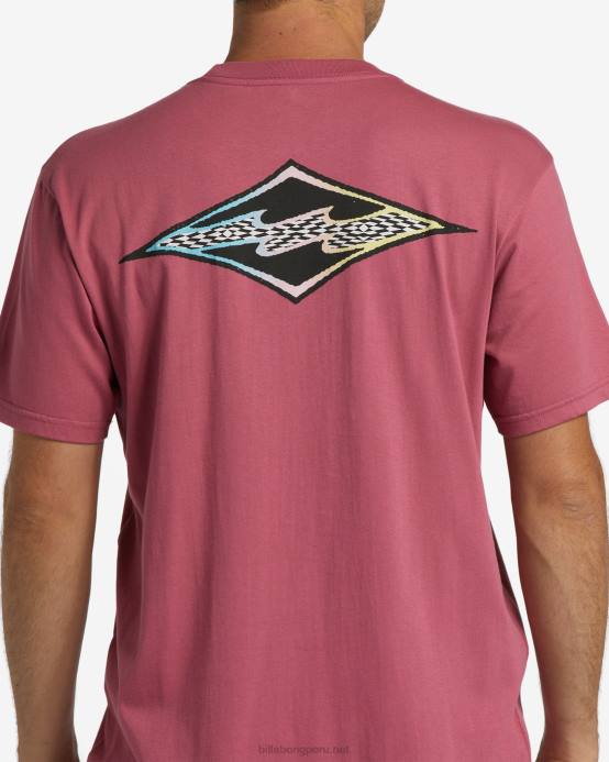 hombres baya silvestre Billabong camiseta de onda de crayón 04LD334