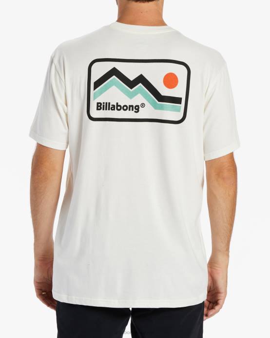 hombres blanquecino Billabong camiseta de manga corta con largo a/div 04LD475