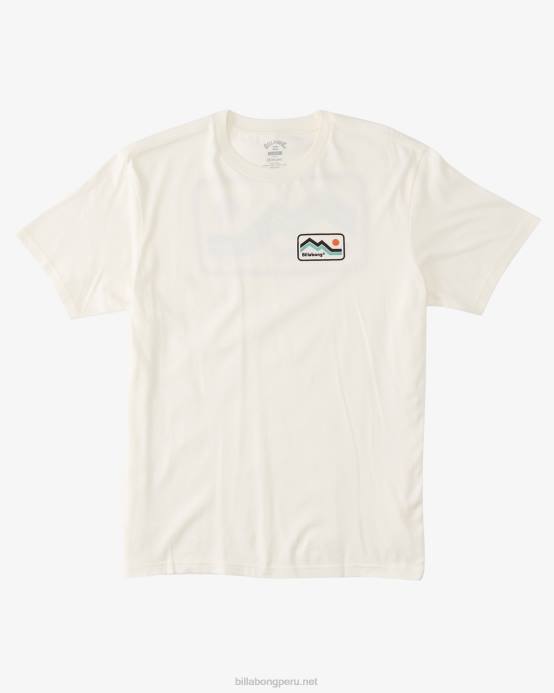 hombres blanquecino Billabong camiseta de manga corta con largo a/div 04LD475