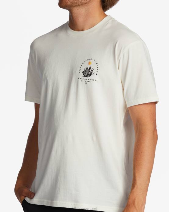 hombres blanquecino Billabong camiseta de manga corta orgánica de agave a/div 04LD257