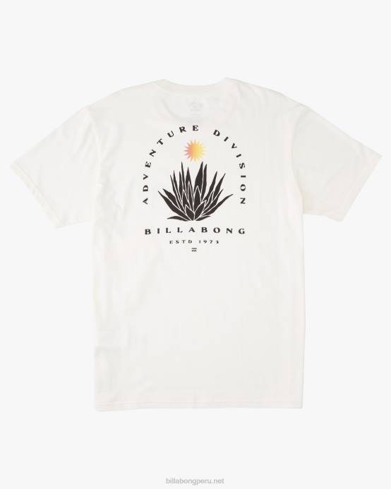hombres blanquecino Billabong camiseta de manga corta orgánica de agave a/div 04LD257